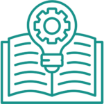 GEP SMART AI procurement software icon representing predictive intelligence and unified sourcing.